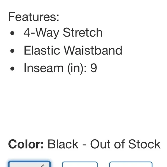 Gerry Black Trail Shorts 9” Inseam - Picture 7 of 7